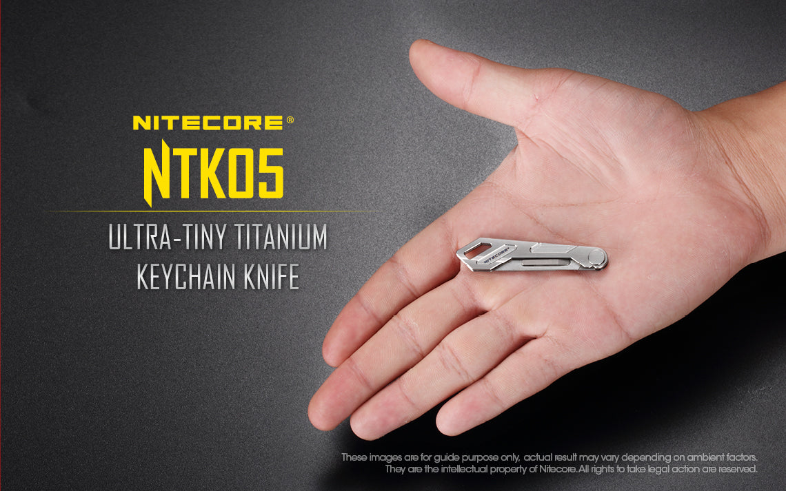 NITECORE NTK05 Ultra-Tiny Titanium Keychain Knife
