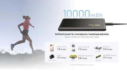 NITECORE NB Plus 10,000 mAh Waterproof Power Bank