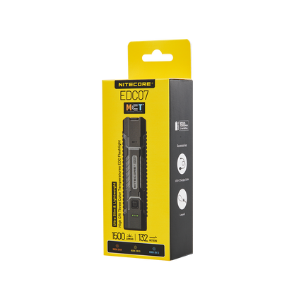 NITECORE EDC07 Slim EDC Flashlight | 1500 Lumens, Three Colour Temperatures