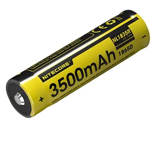 NL1835R - 18650 Micro-USB Rechargeable Li-ion Battery