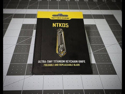 NITECORE NTK05 Ultra-Tiny Titanium Keychain Knife
